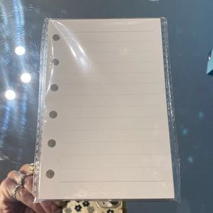 100 page A7 refill paper pack (50 sheets) Lined